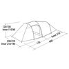 Easy Camp Tente tunnel Magnetar 400 4 places Vert rustique
