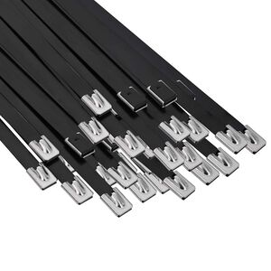 vidaXL Attache de c&acirc;ble 250 pc 7,9 x 800 mm Noir