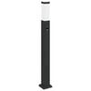 vidaXL Borne lumineuse avec d&eacute;tecteur 80 cm Noir IP44