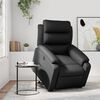 vidaXL Fauteuil inclinable &eacute;lectrique noir similicuir