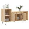 vidaXL Meuble TV Ch&ecirc;ne sonoma 100x35x55 cm Bois d'ing&eacute;nierie