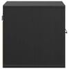 vidaXL Armoire murale Noir 31,5x30x30 cm Bois de pin massif
