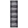 vidaXL Tapis de couloir antid&eacute;rapant Anthracite 67x250 cm