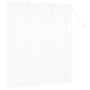 vidaXL Store de Fen&ecirc;tre avec des rideaux Blanc Aluminium