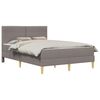 vidaXL Cadre de lit 160 x 200 cm Taupe