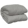 vidaXL Couverture lest&eacute;e Gris 220x230 cm 11 kg Tissu
