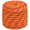 vidaXL Corde utilitaire polyvalente 16 mm 250 m Orange PP
