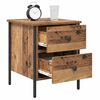 vidaXL Cabinet de Chevet avec tiroir Bois ancien 40 x 42 x 50 cm