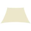 vidaXL Voile de parasol Tissu Oxford trap&egrave;ze 2/4x3 m Cr&egrave;me