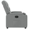 vidaXL Fauteuil inclinable en tissu gris clair