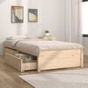 vidaXL Cadre de lit sans matelas avec tiroirs