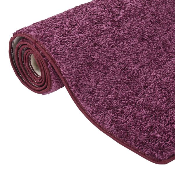 vidaXL Tapis &agrave; poils souples antid&eacute;rapant 57x150 cm Violet