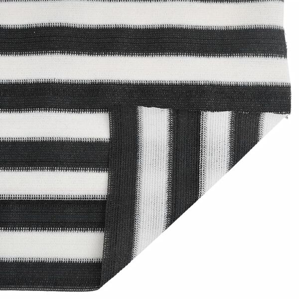 vidaXL Filet brise-vue anthracite et blanc 1,5x10 m PEHD 75 g/m&sup2;