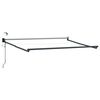 vidaXL Auvent r&eacute;tractable &eacute;lectrique Blanc 3 x 2,5 m