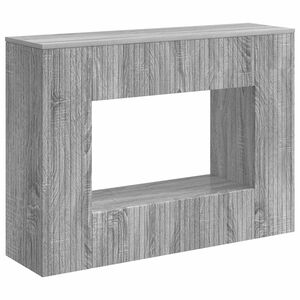 vidaXL Table console Gris Sonoma 101 x 29 x 74 cm Bois d&rsquo;ing&eacute;nierie