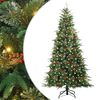 vidaXL Sapin de Noël Artificiel à Branches Articulées Vert 240 cm
