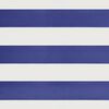 vidaXL Auvent r&eacute;tractable bleu et blanc 4x3 m tissu et aluminium