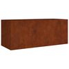 vidaXL Lit sur&eacute;lev&eacute; de jardin 200x80x80 cm acier corten