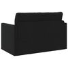 vidaXL Canap&eacute;-Lit 110cm Noir tissu