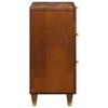 vidaXL Buffet Marron 40 x 33.5 x 75 cm Rotin et bois de mango massif
