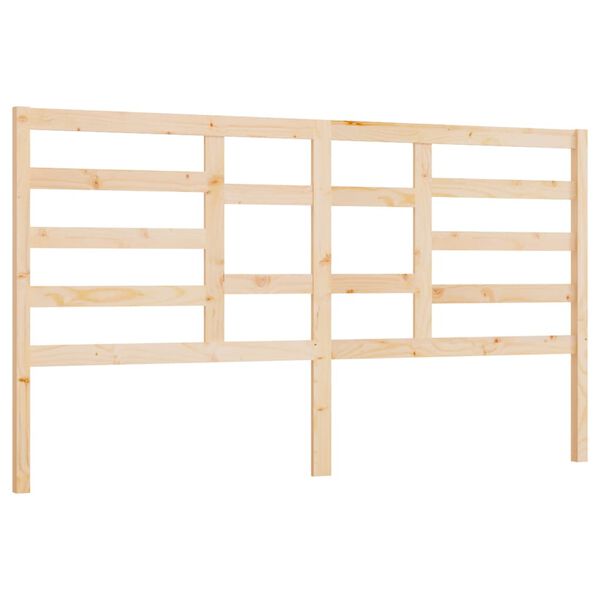 vidaXL T&ecirc;te de lit 206x4x104 cm Bois massif de pin