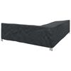 vidaXL Housse pour meubles Noir 355 x 275 x 80 cm Tissu Oxford 600D
