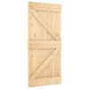 vidaXL Porte NARVIK Naturel 95 x 210 cm Bois de pin massif