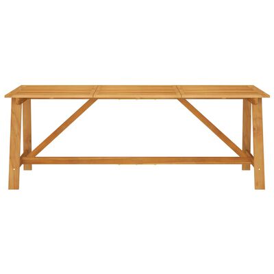 vidaXL Ensemble à manger de jardin 9 pcs Bois d'acacia solide