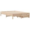 vidaXL Cadre de lit sans matelas 120x200 cm bois de pin massif