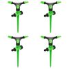 vidaXL Arroseurs rotatifs 4 pcs vert et noir 16x13,5x25,5 cm ABS et PP