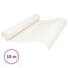 vidaXL Papier peint 3D couleur unie cr&egrave;me 10x0,53 m non tiss&eacute;