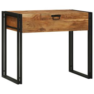 vidaXL Tables de maquillage pour chambre Marron Bois d'acacia massif
