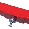vidaXL Adaptateur de traverse 2 tonnes Rouge