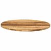 vidaXL Dessus de table Ø 70x2,5 cm rond bois massif de manguier brut