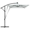 vidaXL Parasol Sable 294 x 200 x 270 cm Polyester et Aluminium