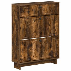 vidaXL Cabinet &agrave; chaussures EDE 78 x 24 x 103 cm Bois d'ing&eacute;nierie