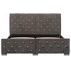 vidaXL Cadre de lit sans matelas gris velours 140x200 cm