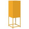 vidaXL Buffet jaune moutarde 36x39x107 cm acier laminé à froid
