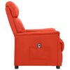 vidaXL Fauteuil inclinable &eacute;lectrique Rouge Similicuir