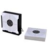 vidaXL Support de cible carr&eacute; 14 cm + 100 cibles en papier