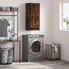 vidaXL Armoire murale ch&ecirc;ne fum&eacute; 34,5x34x90 cm bois d'ing&eacute;nierie