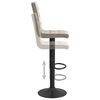 vidaXL Tabouret de bar Gris clair Velours