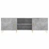 vidaXL Meuble TV gris b&eacute;ton 150x30x50 cm bois d'ing&eacute;nierie