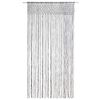 vidaXL Rideau en macramé Anthracite 140x240 cm Coton