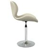 vidaXL Tabouret de bar Crème Velours