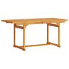 vidaXL Ensemble de salle &agrave; manger pour jardin 7 pcs Marron