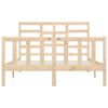 vidaXL Cadre de lit sans matelas 150x200 cm bois massif