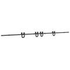 vidaXL Kit de quincaillerie de porte coulissante 400 cm acier noir