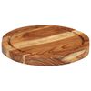 vidaXL Planche &agrave; d&eacute;couper &Oslash;25x2,5 cm bois d'acacia massif