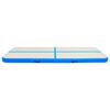 vidaXL Tapis gonflable de gymnastique avec pompe 300x100x15cm PVC Bleu